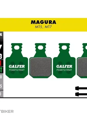 Galfer FD487 G1554T Pro brzdové destičky, organické Levný