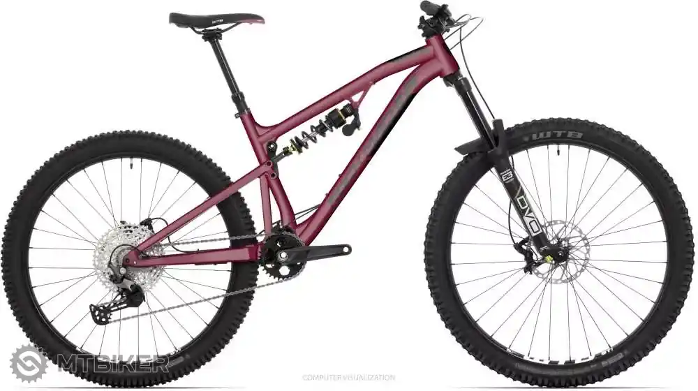 Rock Machine Blizzard 70-297 kolo, matte red/black Výhodná Nabídka