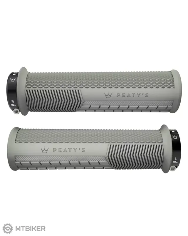 Peaty‘s Monarch Knurl Thick gripy, slate Pouze Dnes