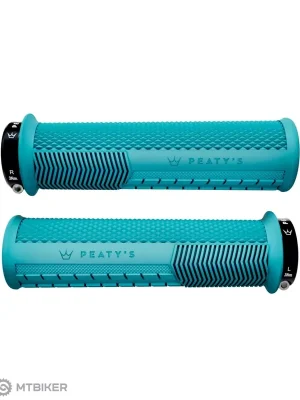 Sleva Peaty‘s Monarch Knurl Thick gripy, turquoise