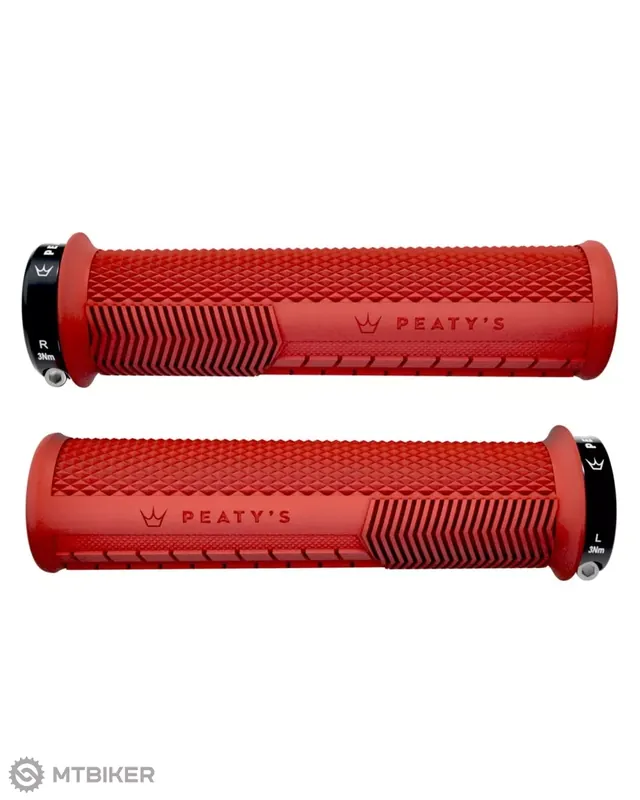 Top Prodej Peaty‘s Monarch Knurl Thin gripy, 118 g, červená