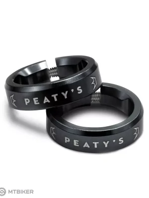 Cenově Výhodný Peaty‘s Monarch Lock Ring objímka gripů, 8 mm, černá