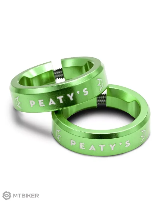 Peaty‘s Monarch Lock Ring objímka gripů, emerald Finální Výprodej