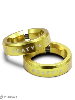 Odeslání Ihned Peaty‘s Monarch Lock Ring objímky gripů, 8 mm, zlatá