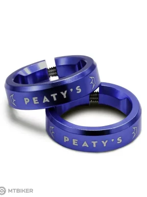 Peaty‘s Monarch Lock Ring objímky gripů, navy Nejlepší Volba