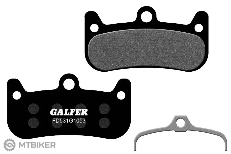Omezená Nabídka Galfer FD531 G1053 Standard brzdové destčky, organické