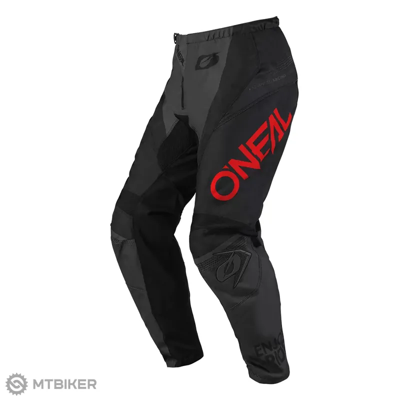 Tovární Cena O‘NEAL ELEMENT RACEWEAR kalhoty, černá/šedá/červená