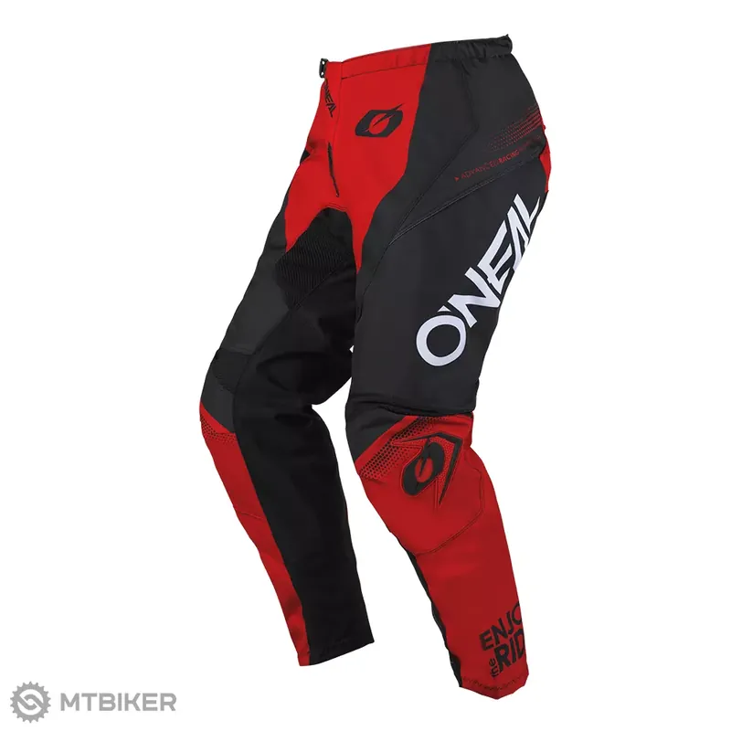 Oblíbený O‘NEAL ELEMENT RACEWEAR kalhoty, černá/červená