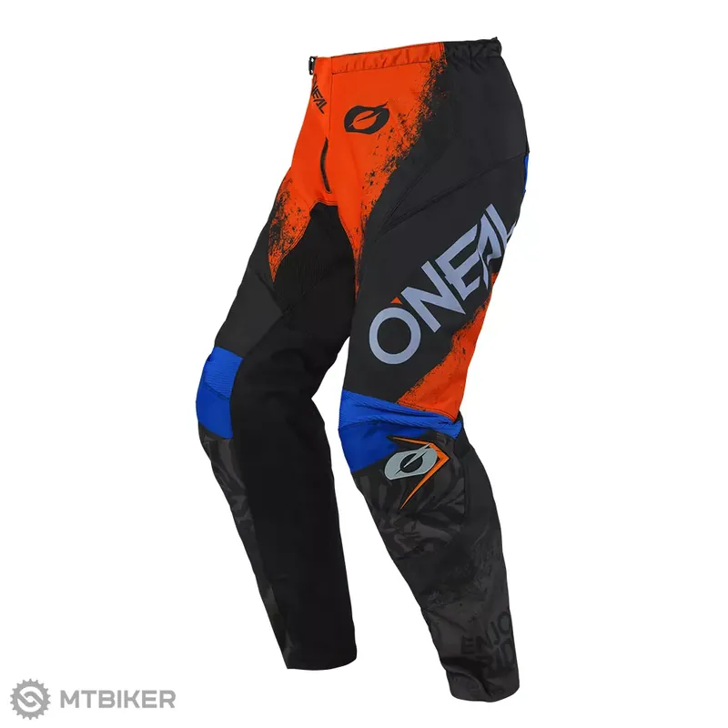 O‘NEAL ELEMENT SHOCKER kalhoty, černá/oranžová Výprodej