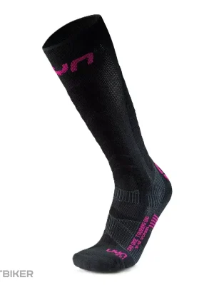 Sleva UYN SKI TOURING ONE BIO dámské ponožky, black/pink yarrow