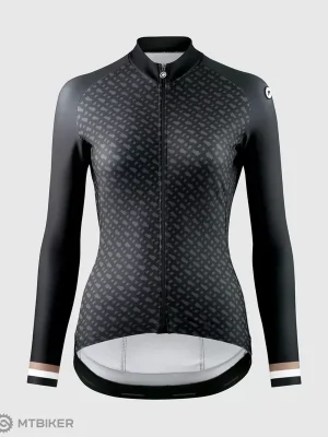 ASSOS BOSS X ASSOS UMA GT Spring Fall LS dámský dres, černý Značkový