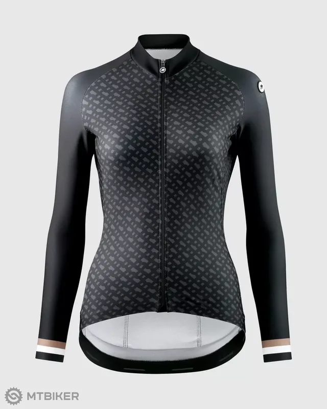 ASSOS BOSS X ASSOS UMA GT Spring Fall LS dámský dres, černý Značkový