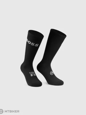 ASSOS BOSS X ASSOS Spring Fall ponožky, black series Sezónní Sleva