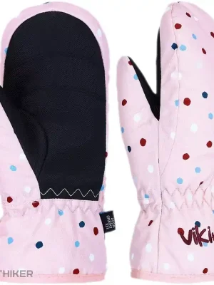 Aktuální Viking Minnis light dětské rukavice, pink/multicolor