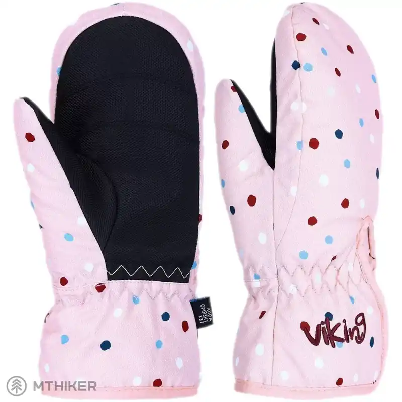 Aktuální Viking Minnis light dětské rukavice, pink/multicolor