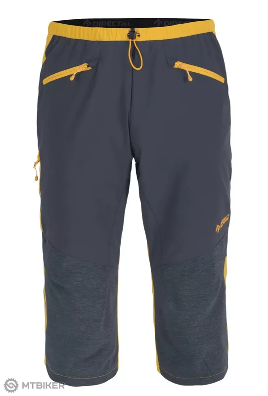 Pouze Dnes DIRECT ALPINE ASCENT LIGHT 3/4 kalhoty, anthracite/mango