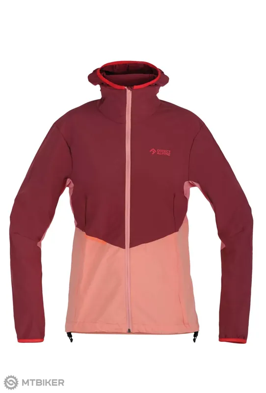 Akční Nabídka DIRECT ALPINE BRENTA LADY 1.0 dámská bunda, palisandr/coral
