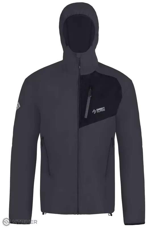 DIRECT ALPINE DRU LIGHT 1.0 bunda, anthracite/black Přímo Od Výrobce