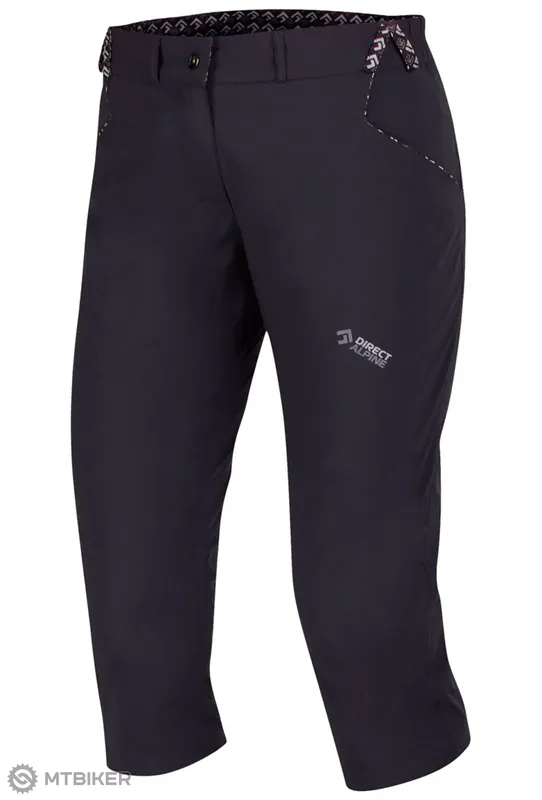 DIRECT ALPINE IRIS 3/4 2.0 dámské kalhoty, anthracite Vrácení Zdarma