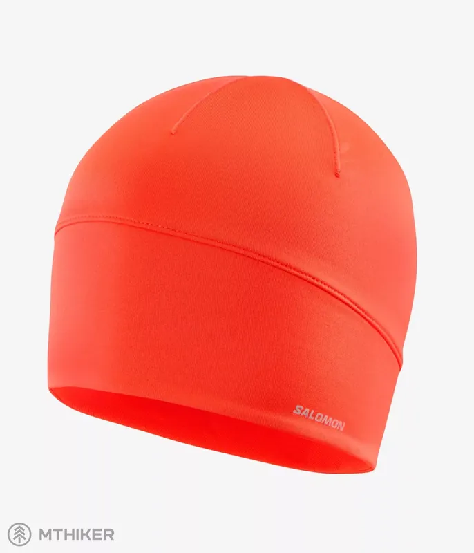 Salomon ACTIVE čepice, cherry tomato/reflective silver Rychlé Dodání