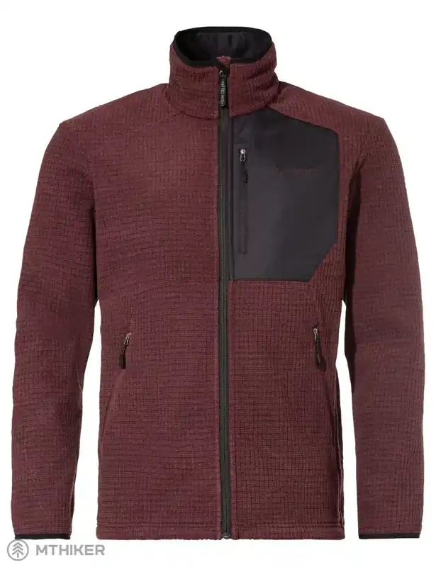 VAUDE Neyland Fleece mikina, dark oak Aktuální