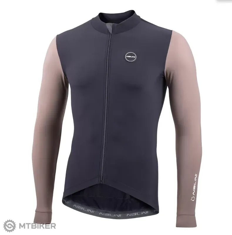 Nalini SOFT WRAP LS dres, hnědá/černá Finální Výprodej