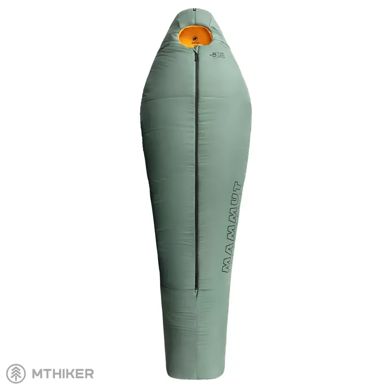 Mammut Comfort Fiber Bag -5 °C spacák, 195 cm, zelená Tovární Cena