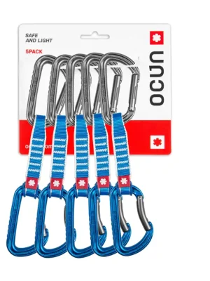 Finální Výprodej Ocún Set Expresek Falcon QD Zoom PA 15/22mm 12cm 5pack
