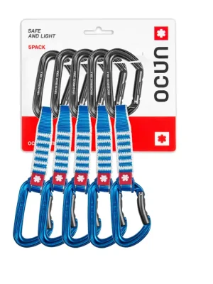 Cenová Bomba Ocún Set Expresek Hawk QD Zoom PA 15/22mm 12cm 5pack