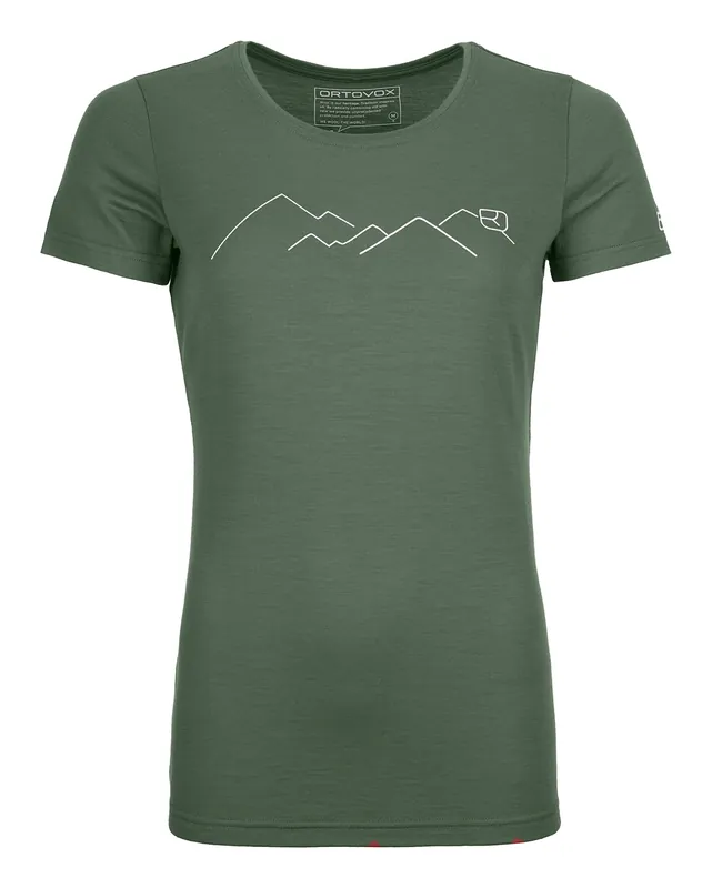 Ortovox dámské tričko 185 Merino Mountain T-shirt W Tovární Cena