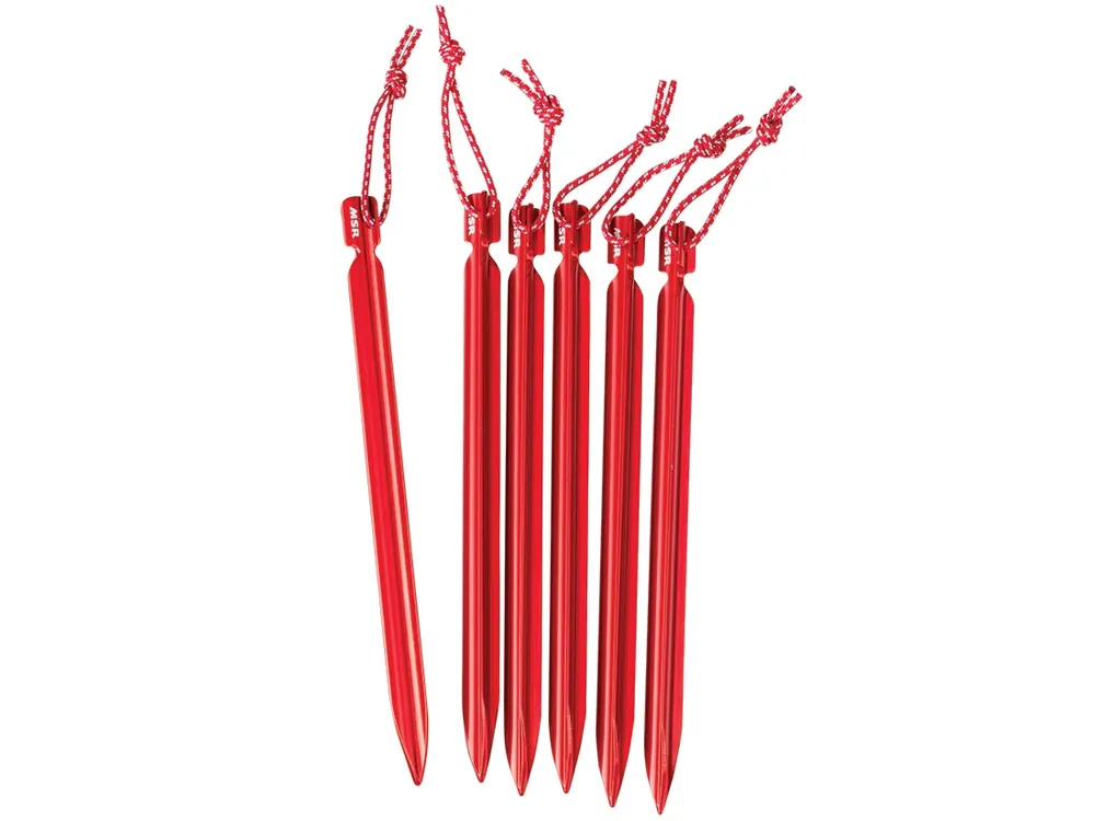 MSR sada 6 stanových kolíků Mini-Groundhog Tent Stakes Hit Sezóny