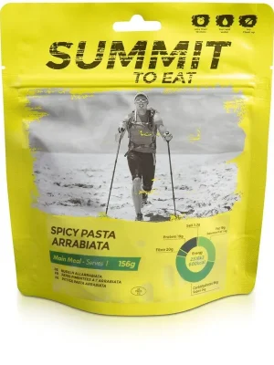 Časově Omezené Summit to eat Pikantní těstoviny Arrabiata velká porce 260g nakup jídlo min. za 2000Kč, použij kod "jidlo10" a získej slevu 10%