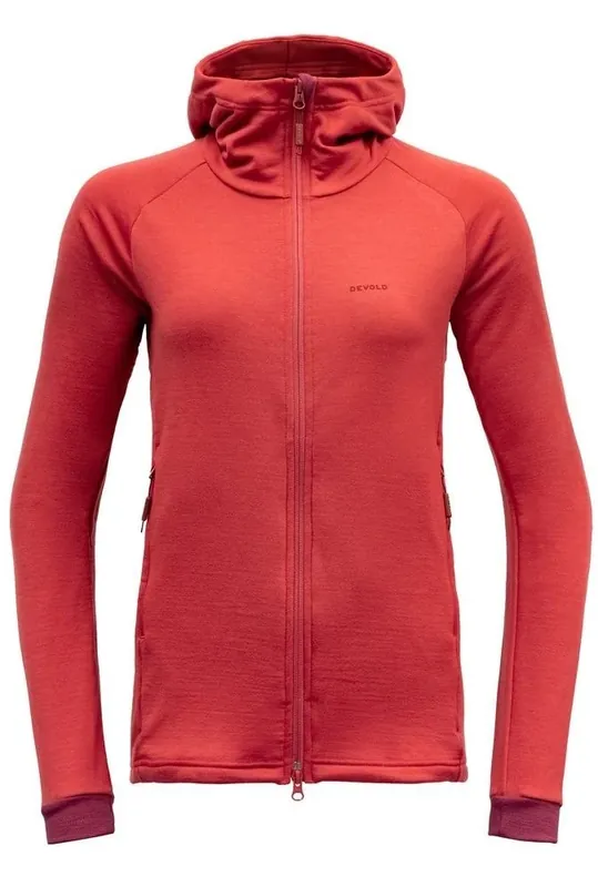 Omezená Nabídka Devold dámská mikina s kapucí Nibba Merino Jacket Hoodie