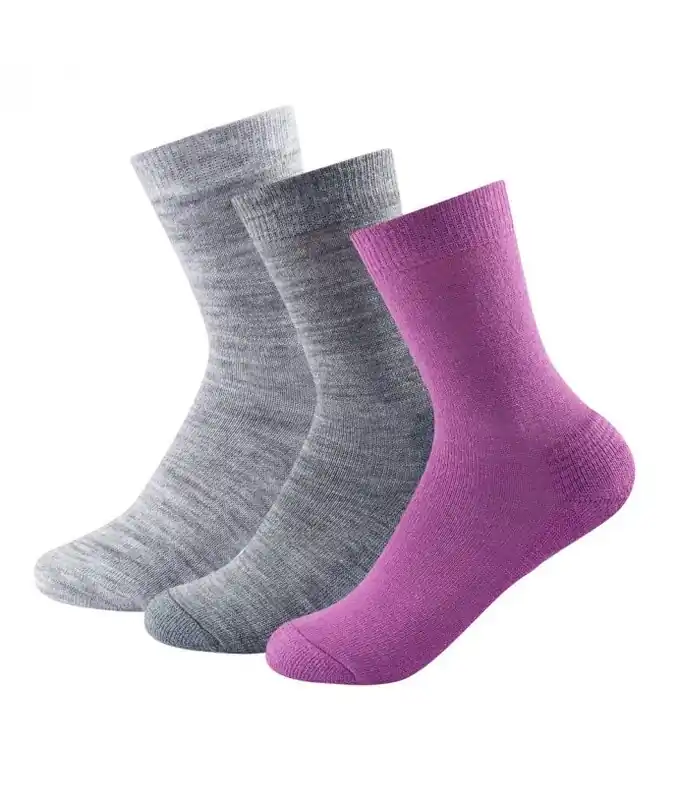 Devold dámské ponožky Daily Medium Woman Sock 3 pack Super Cena