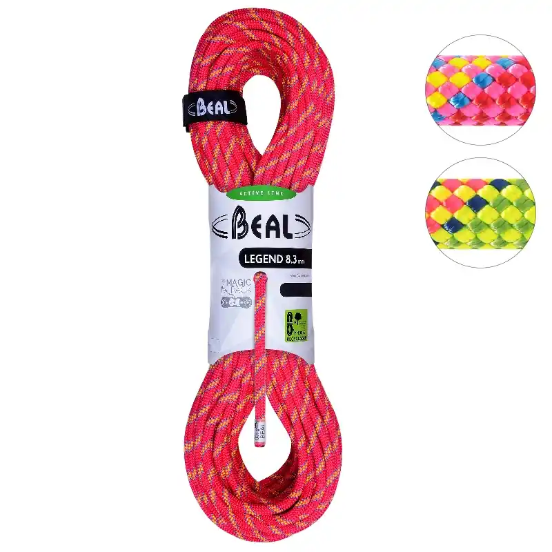 BEAL dynamické lano Legend 8.3mm 60 m Cenově Výhodný