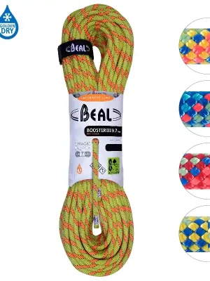 Vysoce Kvalitní BEAL dynamické lano Booster III 9.7mm 80 m