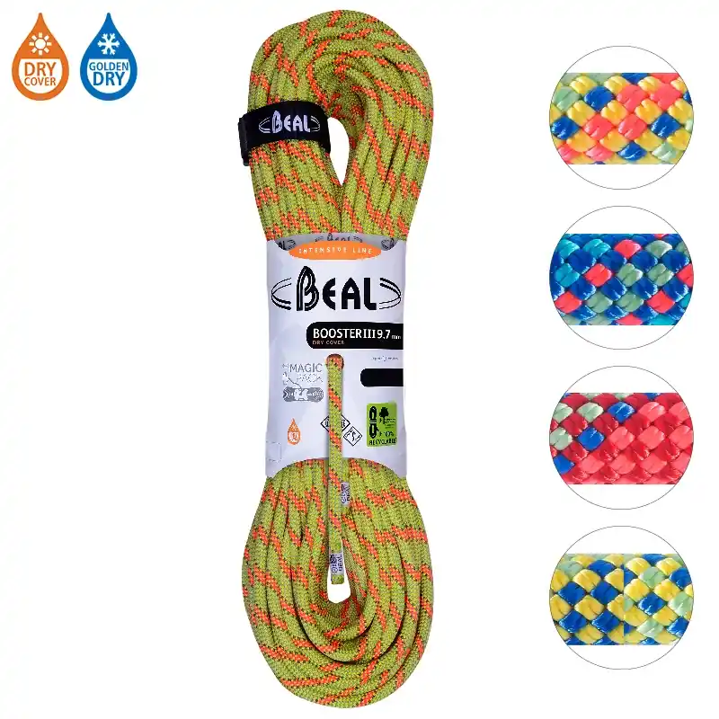 BEAL dynamické lano Booster III 9.7mm 50 m Nejprodávanější