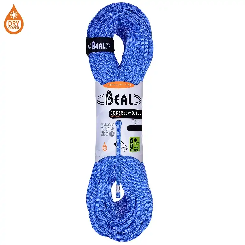 Nová Kolekce BEAL dynamické lano Joker Soft 9.1mm 80 m