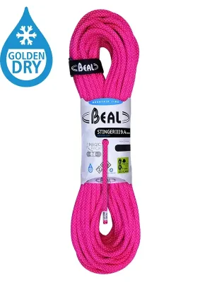 Akce BEAL dynamické lano Stinger III Golden Dry 9.4mm 70 m