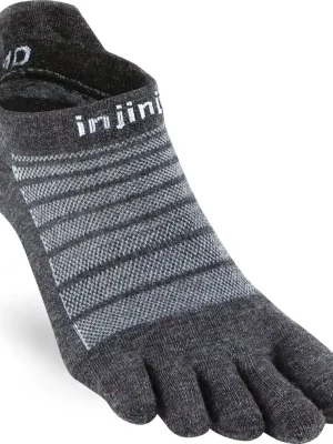 Nejlepší Cena Injinji RUN Lightweight No-Show wool SLATE
