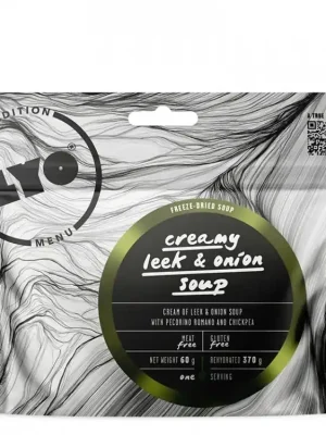 Lyofood Krémová Pórková Polévka S Cibulí, Pecorínem A Cizrnou nakup jídlo min. za 2000Kč, použij kod "jidlo10" a získej slevu 10% Pouze Dnes
