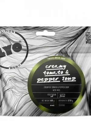 Lyofood Krémová Rajská Polévka S Pepřem A Rýží nakup jídlo min. za 2000Kč, použij kod "jidlo10" a získej slevu 10% Nejprodávanější