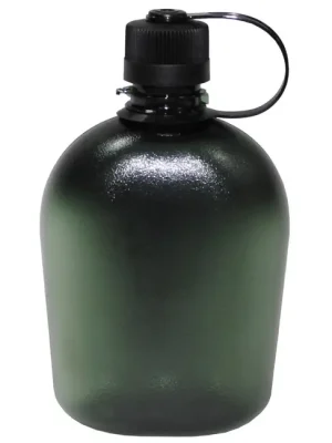 Super Cena Polní láhev transparentní olivová, 1l