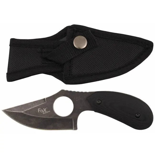 Fox Outdoor, nůž s otvorem, FINGER Jen Po Omezenou Doba