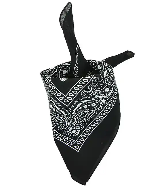Pouze Dnes Mil-tec Western šatka bandana, černý