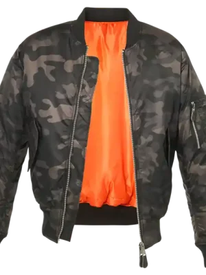 Sleva Brandit MA1 bomber pilot bunda, darkcamo