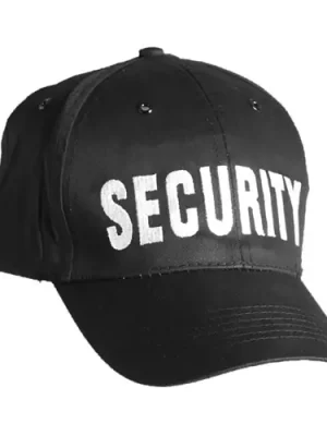 Zlevněný Mil-tec SECURITY kšiltovka, černá
