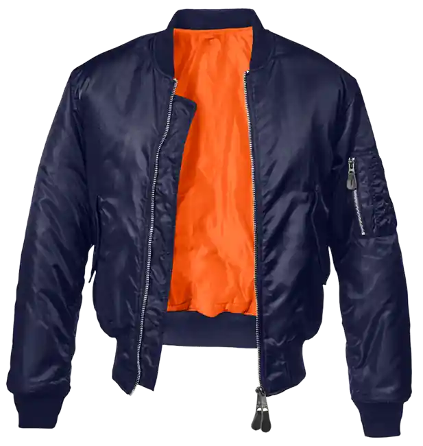 Vysoce Kvalitní Brandit MA1 bomber pilot bunda, dark navy