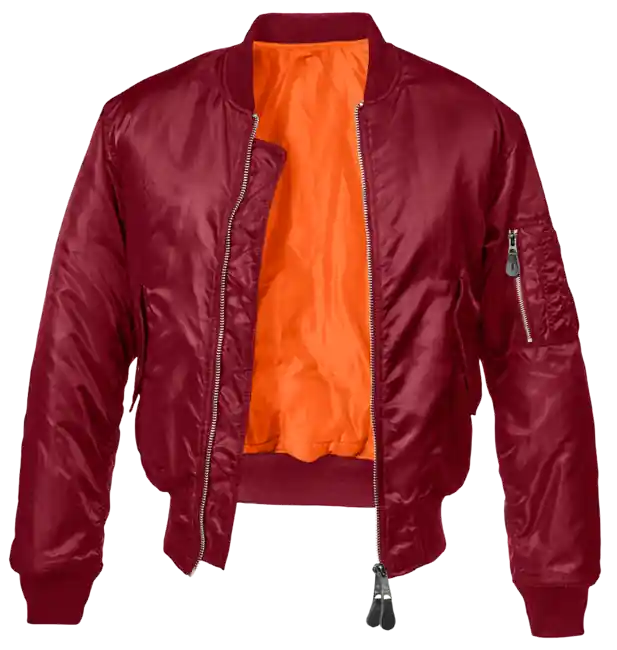 Brandit MA1 bomber pilot bunda, rudá Akční Cena
