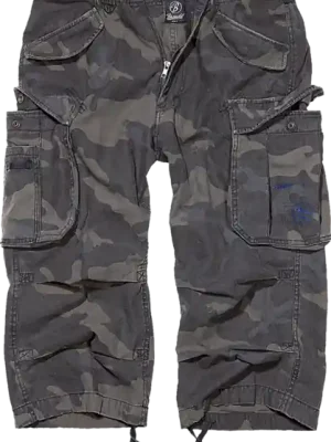 Nová Kolekce Brandit Vintage Industry 3/4 kraťasy, darkcamo